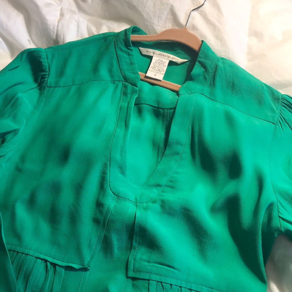 Diane Von Furstenberg  Green dress